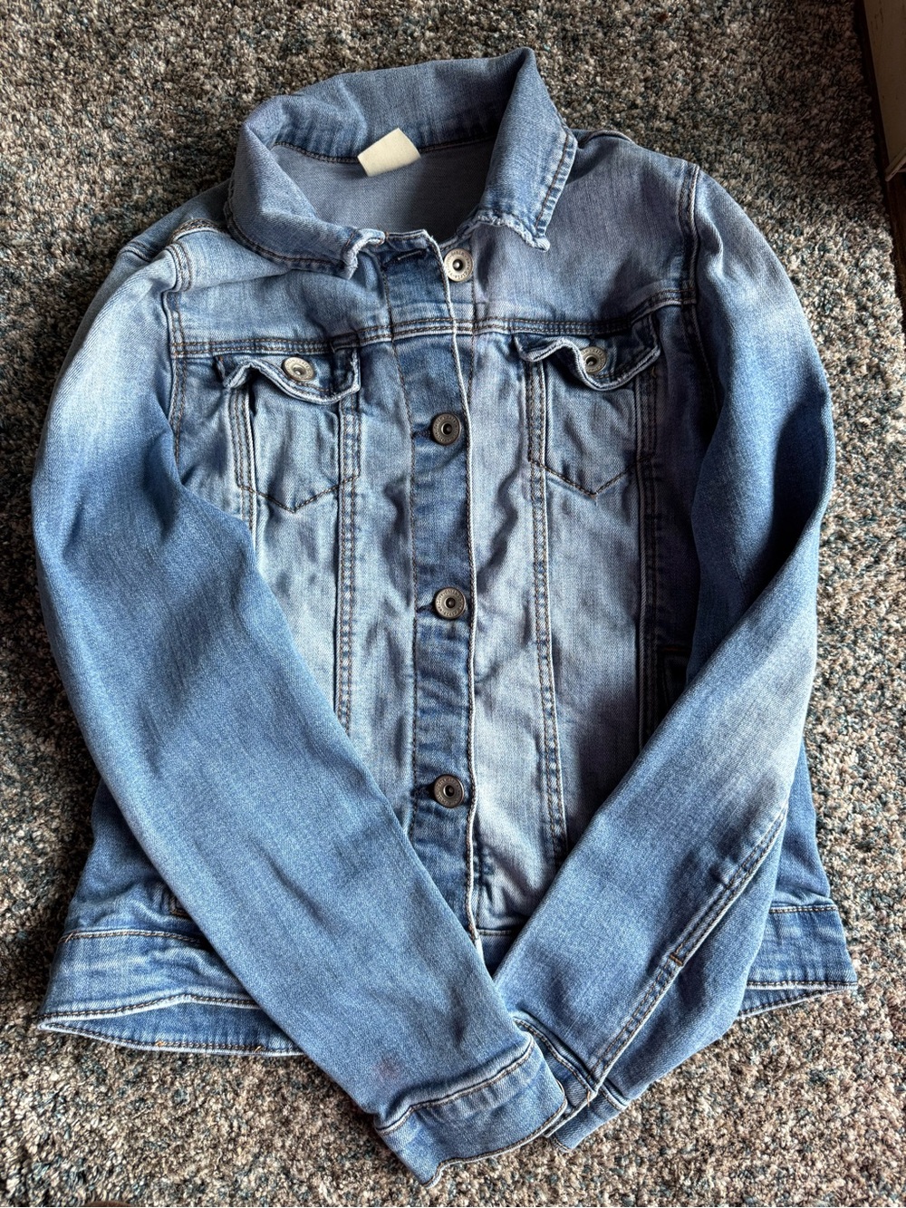 Zara kids girls denim jacket size 13/14